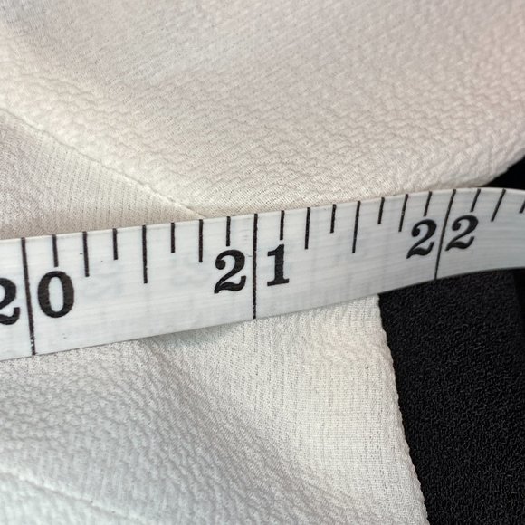 Atmosphere Lace Back V neck Blouse Cream Ivory Size 10 - Picture 7 of 7